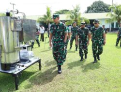 Pangdam I/BB Tinjau Alat Insinerator, Produksi Paving Block dan Genteng di Bengrah Medan