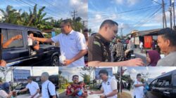 Saat Waktu Berbuka Puasa, Kajari Bersama SMSI Berbagi Takjil kepada Pengguna Jalan