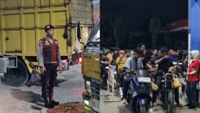 Isu BBM Langka, Antrean di SPBU Batu Bara Kembali Padat Merayap