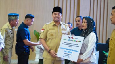 Bupati Batu Bara Serahkan Bantuan Perbaikan 84 Rumah Terdampak Bencana Hidrometeorologi Siklon Senyar Tahap II dari Kementerian