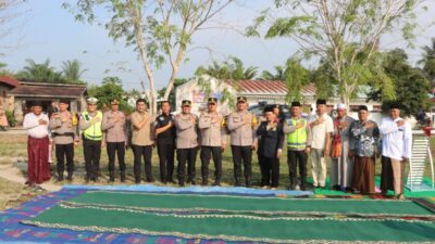 Sholat Idul Fitri Muhammadiyah Berlangsung Aman dan Lancar, Kapolres Apresiasi Sinergi Semua Pihak