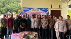 Halal Bi Halal Polsek Indrapura, Wujudkan Kedekatan Polisi dengan Masyarakat