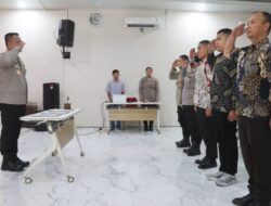 49 Calon Anggota Polri Ikuti Penandatanganan Pakta Integritas dan Pengambilan Sumpah Penerimaan T.A. 2026