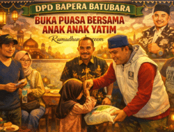 Ramadan ke-24, DPD Bapera Batu Bara Buka Puasa Bersama Puluhan Anak Yatim