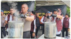 Satnarkoba Polres Batubara Musnahkan Barbut Narkoba, Bukti Keseriusan Penegakan Hukum