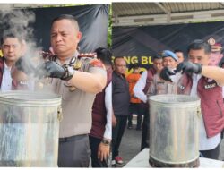 Satnarkoba Polres Batubara Musnahkan Barbut Narkoba, Bukti Keseriusan Penegakan Hukum