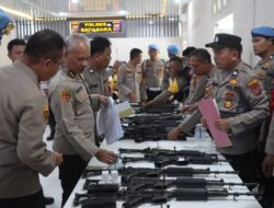 Mabes Polri Periksa Senpi Organik di Polres Batu Bara, Semua Dalam Kondisi Baik