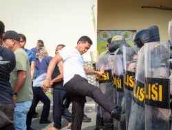 Perkuat Pengendalian Massa, Polres Batu Bara Matangkan Latihan Sispam Kota