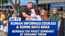 RIE TV: Rumah Informasi Edukasi & KORMI Batu Bara Berbagi 150 Paket Sembako di Tanjung Tiram