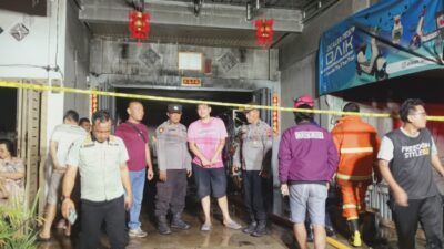 Ruko Terbakar di Indrapura, Polisi Lakukan Sterilisasi Lokasi