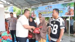 Polres Batu Bara Tebar Daging Kurban untuk Masyarakat di Idul Adha 1447
