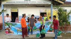 Iduladha 1447 H, Satlantas Polres Batu Bara Berbagi Daging Kurban untuk Anak Panti