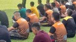 Satpam PT. Prabu di PT Inalum Ikuti Pelatihan Bintalfisdis untuk Tingkatkan Disiplin dan Profesionalisme