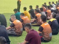 Satpam PT. Prabu di PT Inalum Ikuti Pelatihan Bintalfisdis untuk Tingkatkan Disiplin dan Profesionalisme