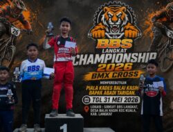 Kembali, Izahar Raih Juara 1, di Event BBS Langkat Championship 2026 BMX Cross