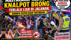 Masyarakat Resah, Knalpot Brong Terlalu Liar di Jalanan, Diminta Kepolisian Tertibkan