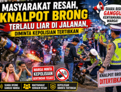 Masyarakat Resah, Knalpot Brong Terlalu Liar di Jalanan, Diminta Kepolisian Tertibkan