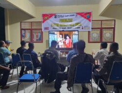 Polsek Lima Puluh Gelar Nobar Piala Dunia 2026, Pererat Kebersamaan dengan Masyarakat