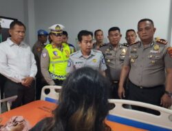 Pasca Kecelakaan Maut di Tol Lima Puluh–Indrapura, Kapolres Batu Bara Hadir Berikan Semangat kepada Korban