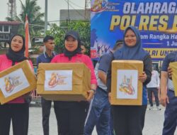 Penuh Keakraban, Rangkaian HUT Bhayangkara Ke-80 Polres Batu Bara Diwarnai Olahraga dan Hiburan