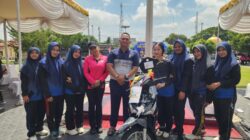 Doorprize HUT Bhayangkara Ke-80 Bawa Keberuntungan, SPRIPIM Kapolres Batu Bara Bawa Pulang Sepeda Motor