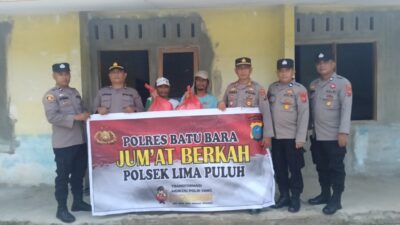 Kapolsek Tunjukkan Kepedulian, Salurkan Paket Sembako kepada Pekerja Serabutan
