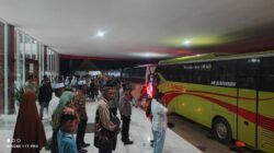 Polres Batu Bara Berikan Kenyamanan 193 Jamaah Haji Kloter IV, Tiba di Batubara