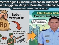 Marsda TNI Budhi Achmadi: Ekonomi Pertahanan Harus Jadi Mesin Pertumbuhan Nasional