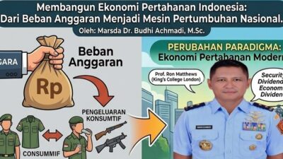 Marsda TNI Budhi Achmadi: Ekonomi Pertahanan Harus Jadi Mesin Pertumbuhan Nasional
