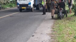 Musim Kecelakaan di Jalinsum, Dump Truck Alami Gangguan Kemudi dan Hantam Pengendara