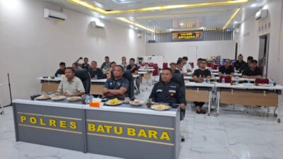 Nobar Piala Dunia 2026, Polres Batu Bara Bangun Keakraban Bersama Warga