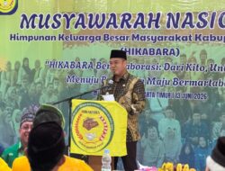Wabup Ajak HIKABARA Perkuat Sinergi untuk Kemajuan Daerah pada Munas II