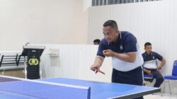 Semarak Hari Bhayangkara Ke-80, Polres Batu Bara Gelar Turnamen Tenis Meja Antar Satker dan Polsek Jajaran