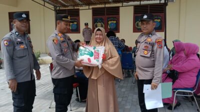 Anjangsana Hari Bhayangkara ke-80, Polsek Lima Puluh Perkuat Kepedulian Sosial kepada Masyarakat