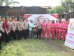 Wujud Kepedulian dan Kebersamaan, Polres Batu Bara Anjangsana ke Keluarga Besar Polri