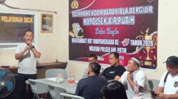 Semarak HUT Bhayangkara ke-80, Polsek Air Putih Gelar Turnamen Dam Batu Piala Bergilir Kapolsek