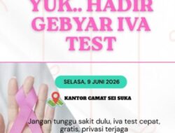Gebyar IVA Test Gratis Digelar di Kantor Camat Sei Suka, Ajak Perempuan Peduli Kesehatan Sejak Dini