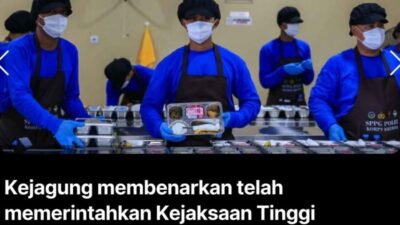 Kejati Diminta Setop Sementara Pendataan Program Makan Bergizi Gratis
