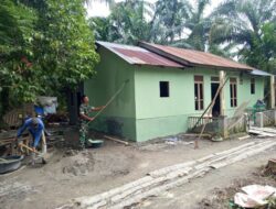 Satgas TMMD Ke-129 TA 2026 Kodim 0208/Asahan Kebut Penyelesaian Rehab RTLH Warga Desa Kapal Merah