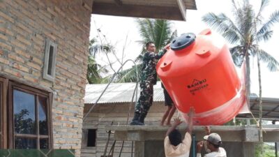 TMMD Ke-129 Wujudkan Harapan Warga, Sarana Air Bersih Segera Berfungsi
