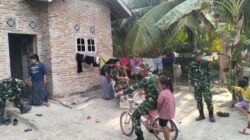Canda Tawa Satgas TMMD dan Anak-anak Desa Kapal Merah, Bukti TNI Selalu Dekat dengan Rakyat