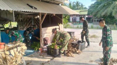 TMMD Ke-129 Kodim 0208/Asahan Bantu Petani Pisang Desa Kapal Merah, Dongkrak Ekonomi Warga