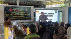 Perkuat Kesadaran Hukum, Satgas TMMD Ke-129 Kodim 0208/Asahan Beri Penyuluhan Kamtibmas di Desa Kapal Merah