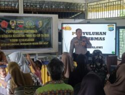 Perkuat Kesadaran Hukum, Satgas TMMD Ke-129 Kodim 0208/Asahan Beri Penyuluhan Kamtibmas di Desa Kapal Merah