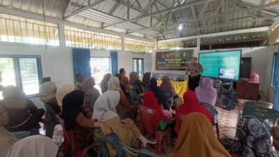 Cegah Peredaran dan Penyalahgunaan Narkoba, Satgas TMMD Ke-129 Kodim 0208/Asahan Gelar Penyuluhan P4GN di Desa Kapal Merah