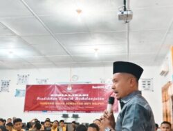 KPU Batu Bara Sosialisasikan Pendidikan Pemilih Pemula di SMK Budi Darma Indrapura
