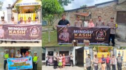 Jajaran Polres Batu Bara Gelar Minggu Kasih, Salurkan Paket Sembako kepada Masyarakat