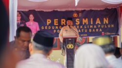 Gedung Baru Mako Polsek Lima Puluh Diresmikan, Bupati Harap Pelayanan Makin Optimal