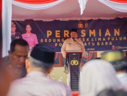 Gedung Baru Mako Polsek Lima Puluh Diresmikan, Bupati Harap Pelayanan Makin Optimal