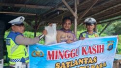 Satlantas Polres Batu Bara Terus Berbagi Lewat Program Minggu Kasih